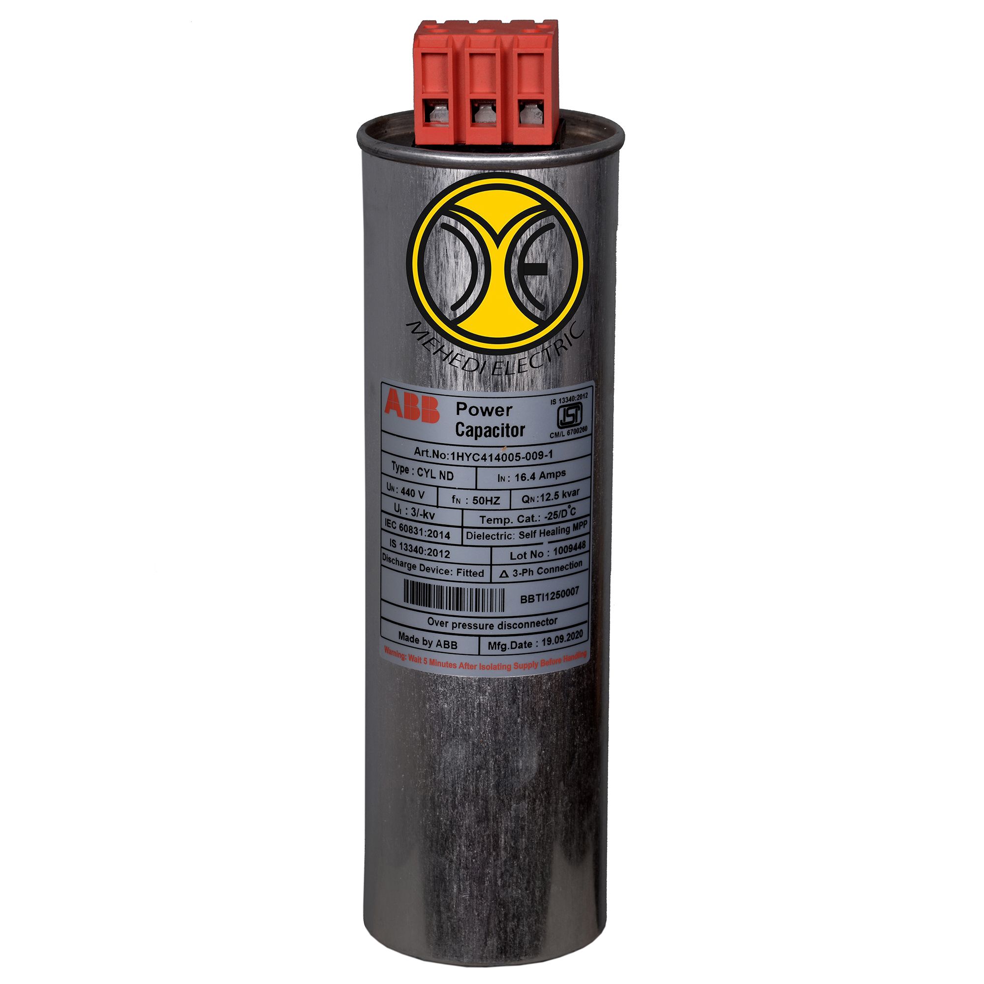 ABB Power Factor Capacitor 12.5Kvar