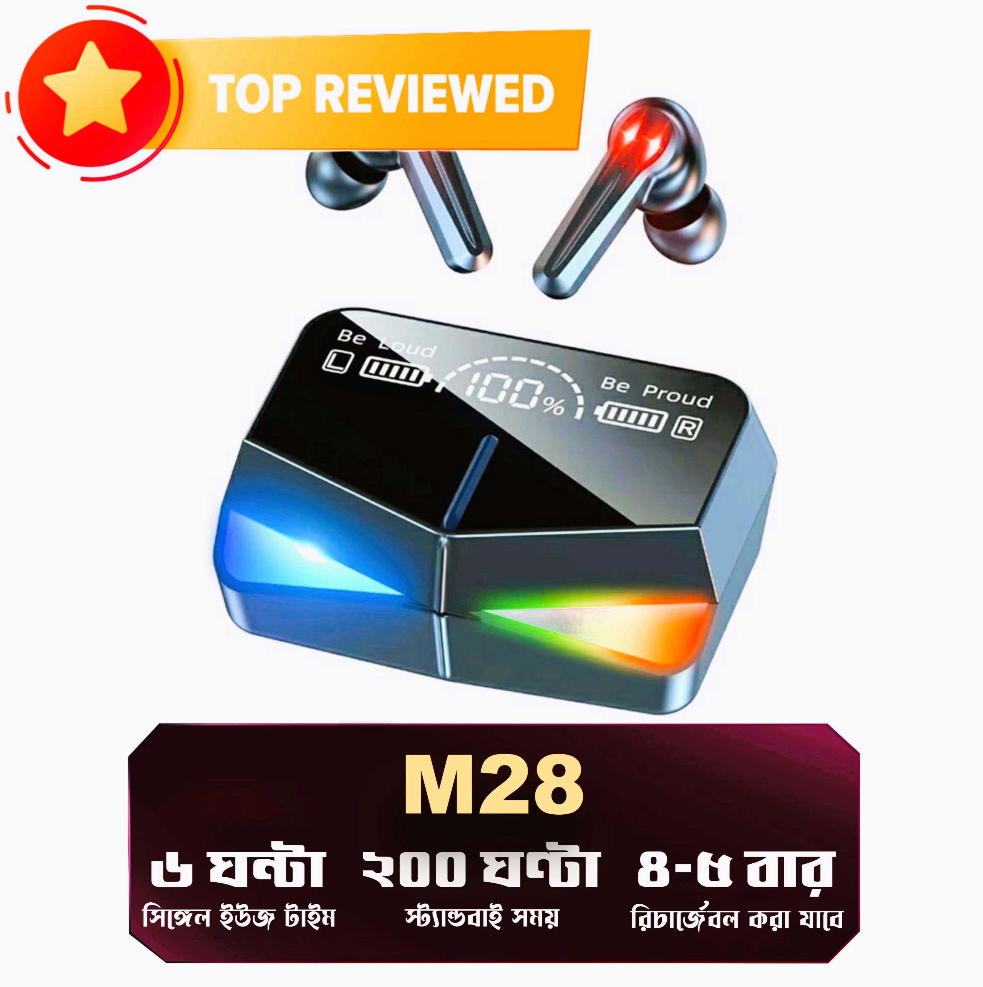 M28 TWS Gaming Headset Bluetooth 5.1V 45Ms Low Latency Wireless Earphone with Stereo Bluetooth Headphones Gamer Earbuds