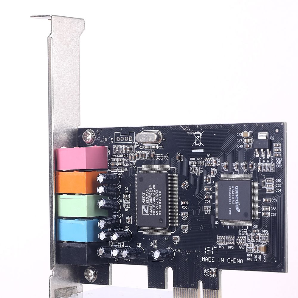 PCIe sound card 5.1 desktop computer built-in independent PCI-E8738 stereo 6-channel with abrasive resistance