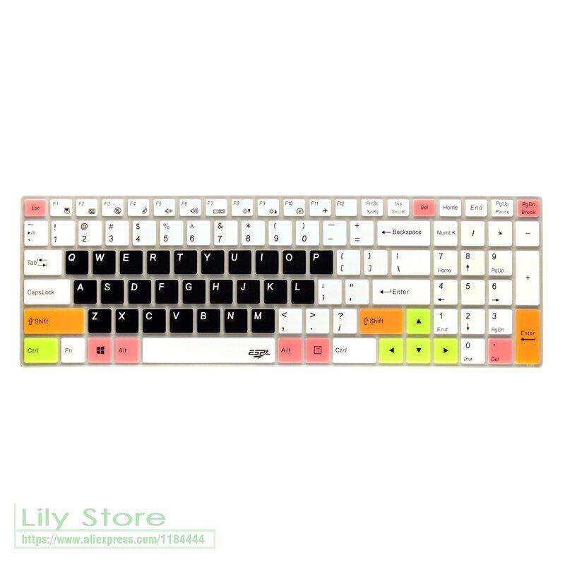 For Machenike F117 F2U Si2 T58 T58-D1 Tix F57 T57 M410 X6TI X7TI T58 T47 Game 15 15.6 inch Laptop Keyboard Cover Protector Skin