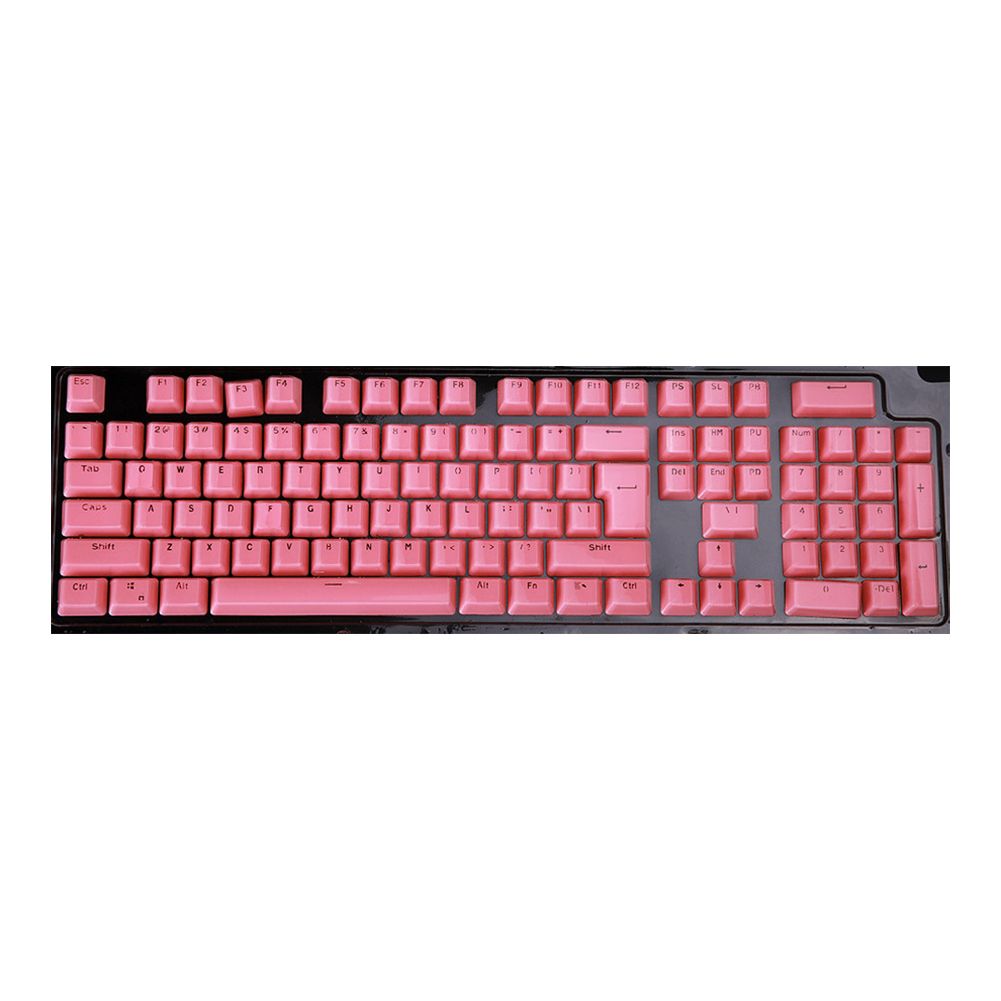 104Pcs/Set Clear Backlight Keycap Cover Replacement for Mechanical Keyboard