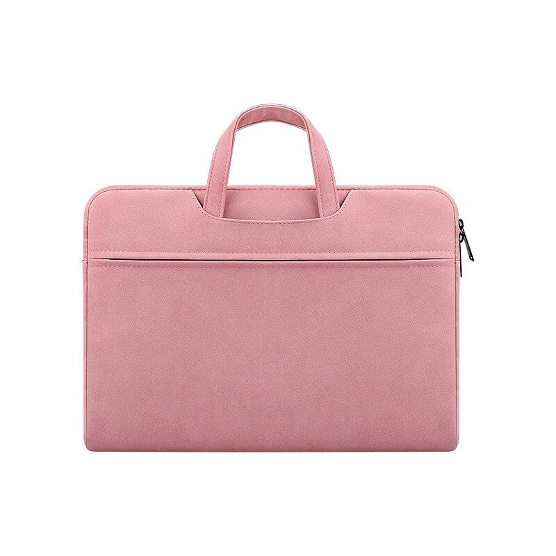 PU Leather Laptop Bag 12 13.3 14 15.6 inch Waterproof Notebook Case Bags Sleeve For Macbook Air Pro 13 15 Briefcase Hand Bag Man