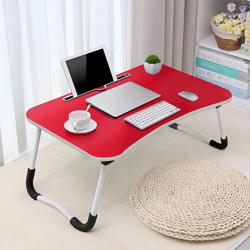 Bed Small Table Foldable Student Dormitory Simple Computer Desk Cartoon Learning Lazy Table - Laptop Table - Laptop Table