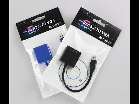 USB 3.0 to VGA Adaptor-Black