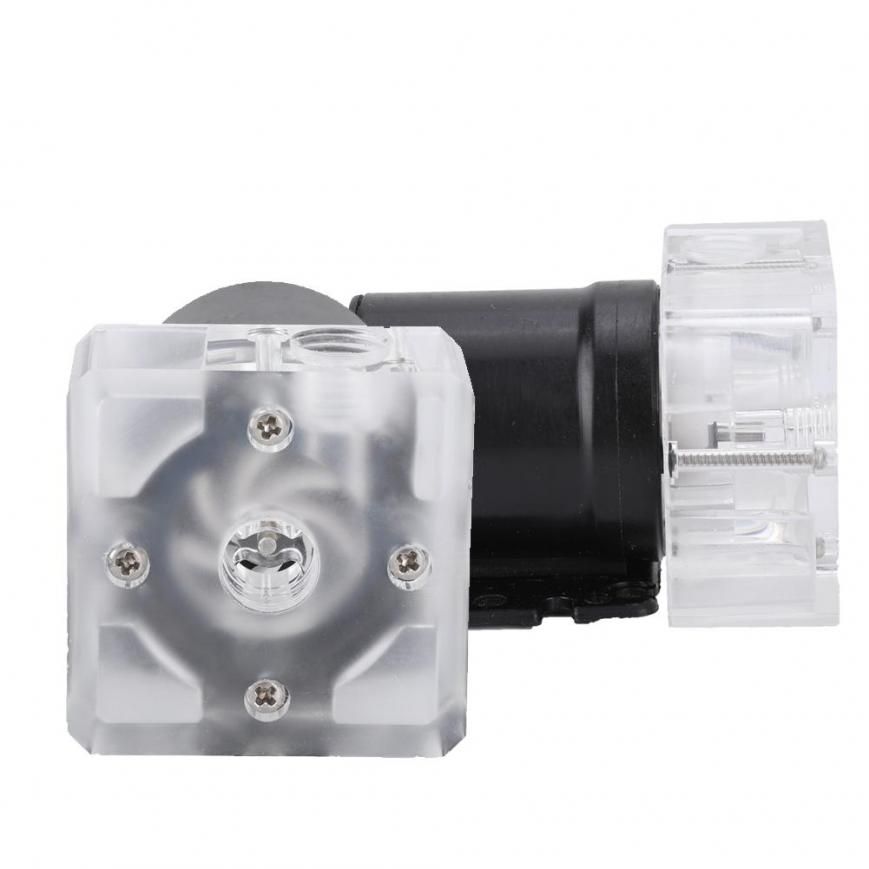 800L High Flow G1 / 4 Water Pump Noiseless Waterproof Cooling with ABS rylic Material for CPU PC Computer System