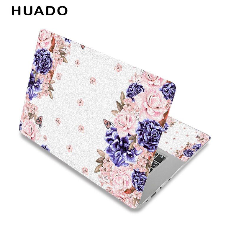 Flower Laptop Skin Notebook Sticker 17inch 13.3" 14" 15.6" Computer Cover Decal for Macbook/Lenovo/Dell
