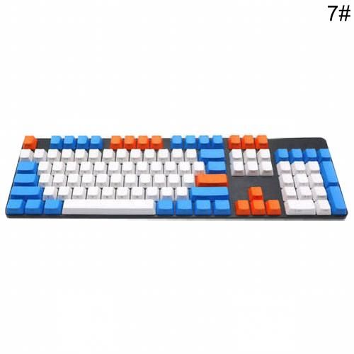 108 PBT English Language Keyscaps Matching oil-proof Mechanical Keyboard Side engraved color matching opaque Replacement Keycap