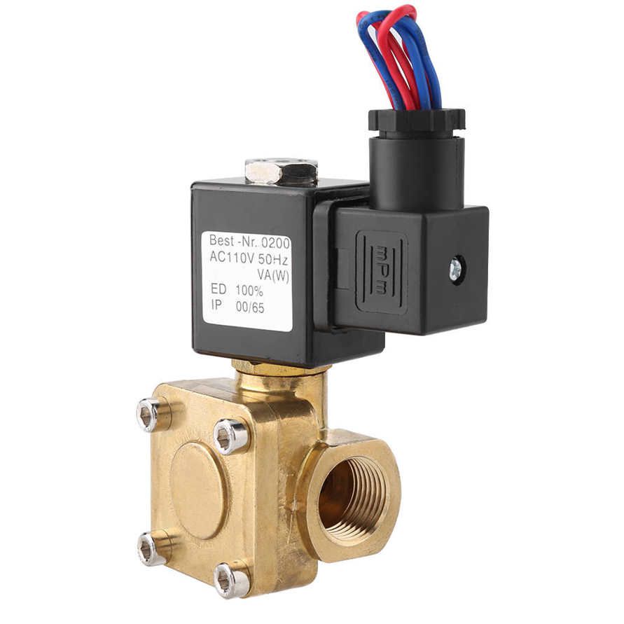 G1/2 N/C Normally Closed Brass Electric Solenoid Valve 2 Way Diaphragm