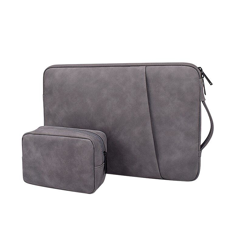 PU leather Laptop Bag For Dell Asus Lenovo HP Acer Handbag 13 14 15 15.6 inch Bag For Macbook Air Pro Notebook Sleeve Case