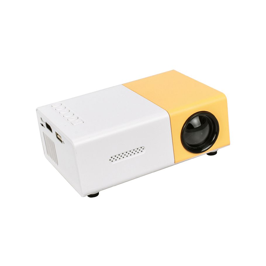 YG300 LED Projector Home Office Mini Portable 1080P Full HD with Remote Control Projector EU Plug
