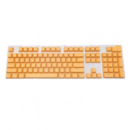104Pcs Mechanical Keyboard 104 Doubleshot ABS Spacebar Keycaps Injection Light Transmission Keyboard Cap Wear-Resistant