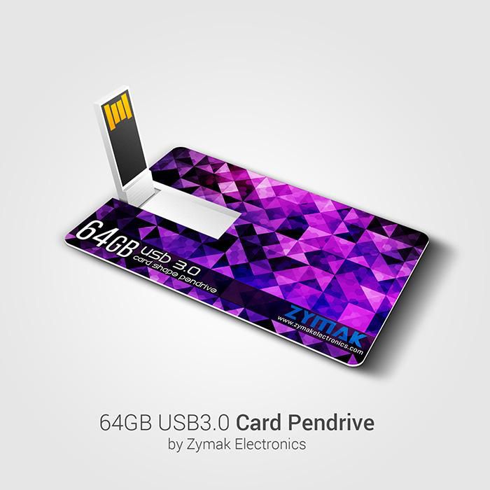 Zymak Card Pendrive 64GB USB 3.0 Flashdrive