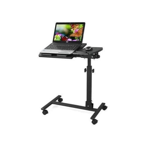 Portable Folding Laptop Table Stand Tray - Black