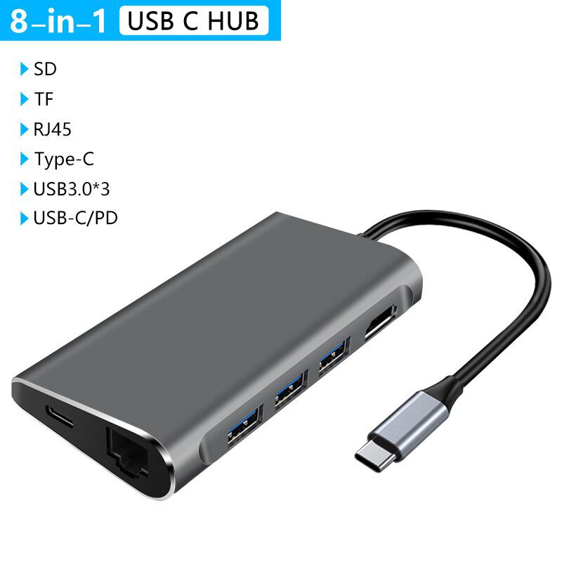 USB C HUB Type C to 4K HDMI-compatible USB 3.0 Adapter PD Fast Charge USB Dock Splitter Port For MacBook Pro Air Huawei Mate 30