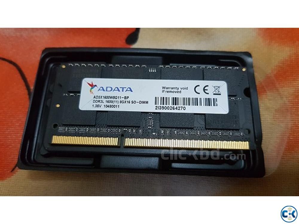 8GB  DDR3L 1600MHz PC3L Laptop Ram - samsung - Adata -others