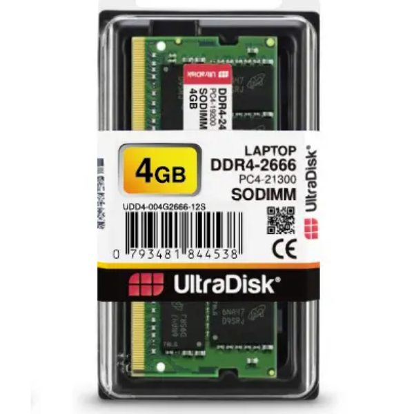 UltraDisk 4GB DDR4 2666MHz Laptop RAM
