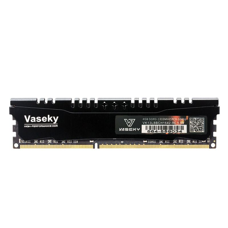 Vaseky Knight DDR3 4G 1333MHz Memory Desktop with Intel AMD Paltform Desktop Memory(4GB 1333MHz)