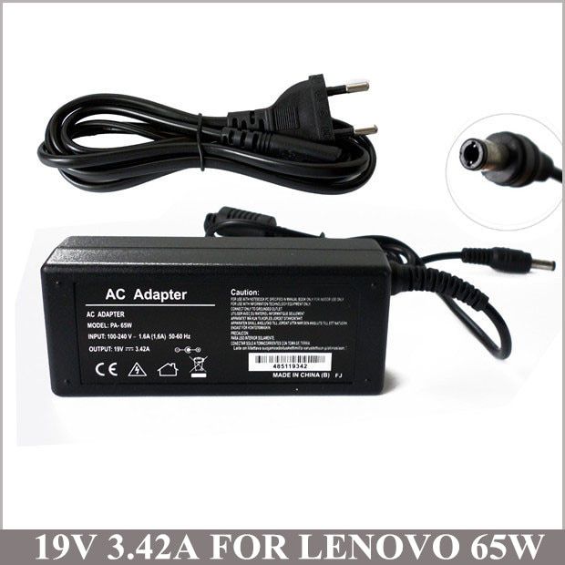 19V3.42A 65W Notebook Power Adapter Charger Universal Laptop Charger Power Charger Cord For Lenovo g550 g560 g555 g560 y450