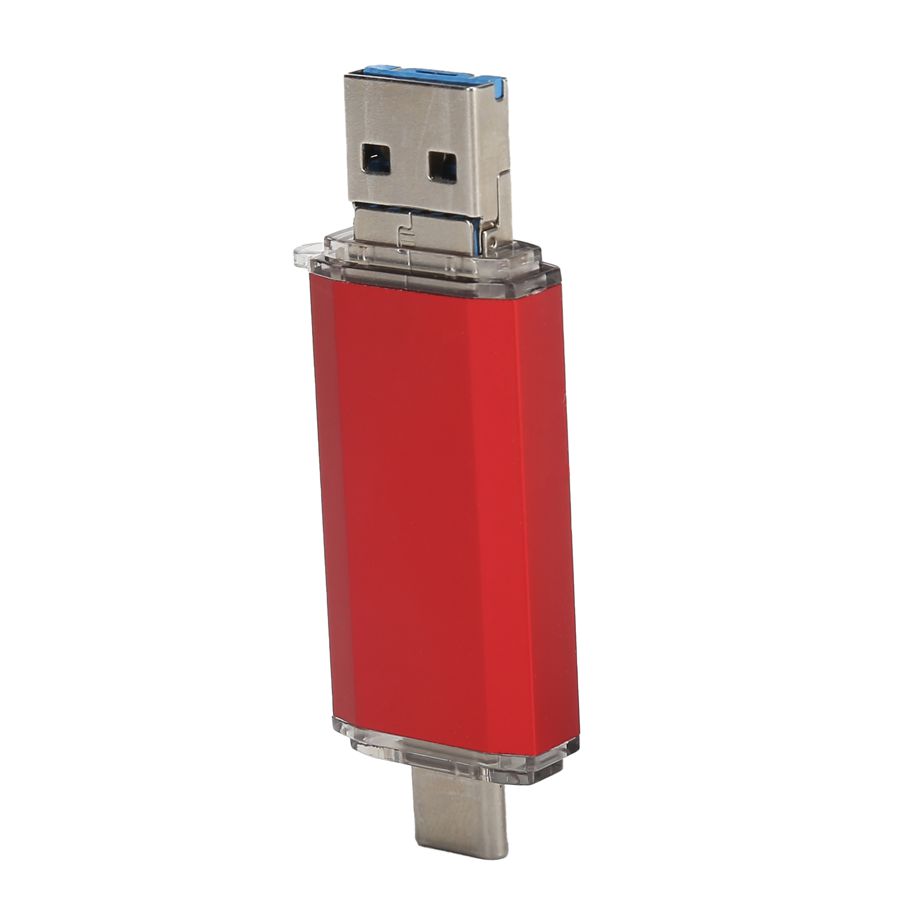 Red Flash Drive Earthquake Resistance Plug And Play USB 3.0 U Disk Supports Hot Swappable ABS for Devices With Port