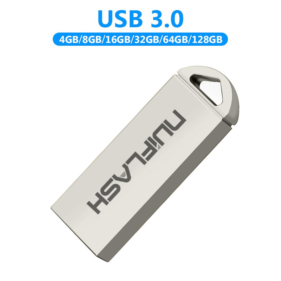 Nuiflash 4-128GB Mini Metal USB 3.0 Fast Speed Flash Drive Data Storage U Disk
