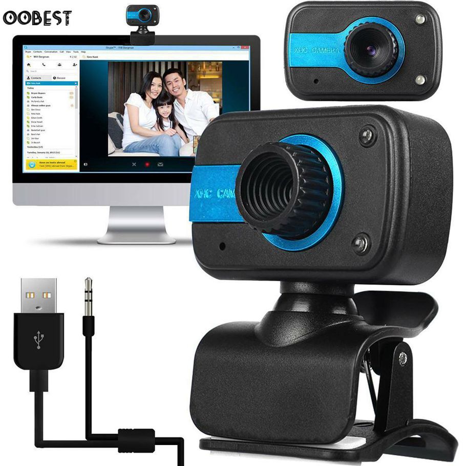 USB 2.0 Computer Camera Notebook Laptop HD Webcam Camera Microphone Video with durability
