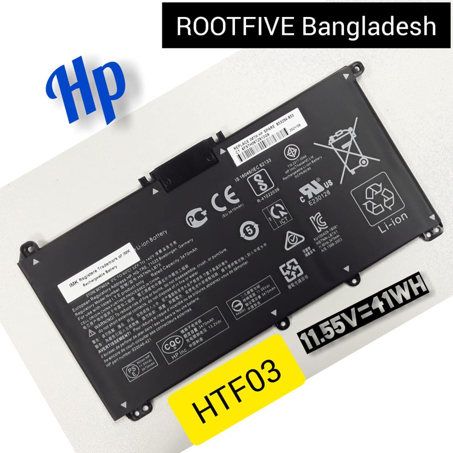 H TF03-11.55V=41WH laptop ORG Battery