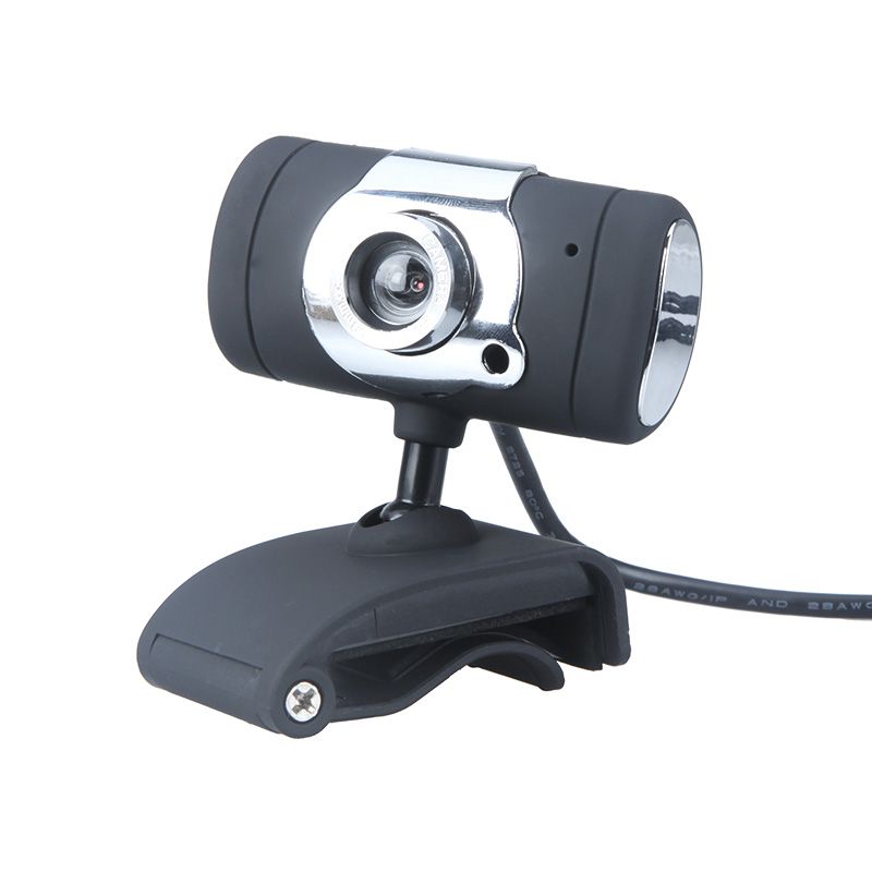 USB 2.0 0.3 Million Pixels HD Webcam Camera Web Cam with Microphone MIC for Computer PC Laptop Black