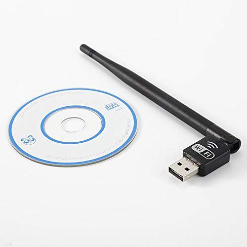WiFi Wireless Network Adapter with rotatable Antenna for Laptop PC Mini Wi-fi Dongle