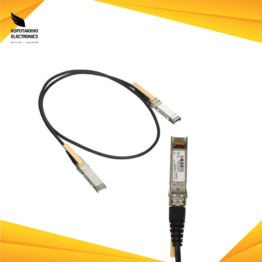 0.5m (2ft) Cisco SFP-H10GB-CU1M Compatible 10G SFP+ Passive Direct Attach Copper Twinax Cable