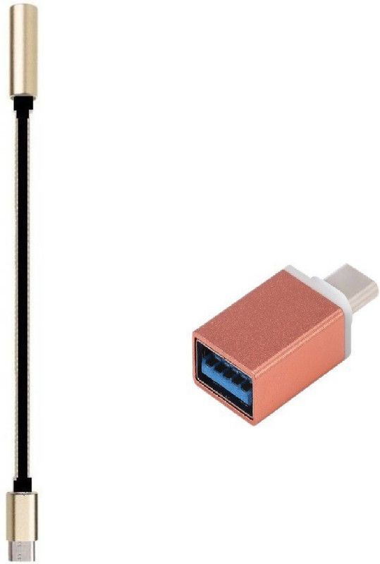 OLECTRA A104 USB Adapter  (Rose gold, Black)