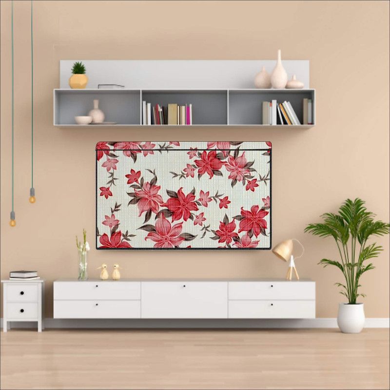 AAVYA UNIQUE FASHION AUF 2 layer dust proof smart LED LCD TV cover for 55 inch LED/LCD/LED /TV Monitor - FASHION/55inch LED/39  (Multicolor)