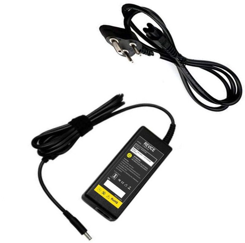 Revice Laptop charger for dell DA45NM131,DA45NM140 2.31a 19.5V Pin size 4.5 x 3.0mm 45 W Adapter  (Power Cord Included)
