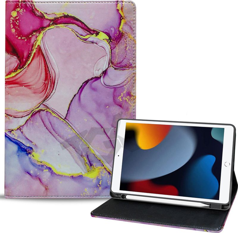 Flipkart SmartBuy Flip Cover for Apple iPad 9th Gen 10.2 inch | iPad 8th Gen 10.2 inch| iPad 7th Gen 10.2 inch  (Multicolor, Cases with Holder, Pack of: 1)