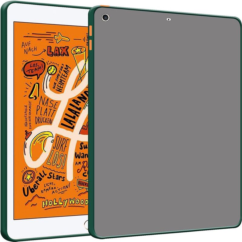 Casotec Back Cover for Apple iPad Mini 1, 2, 3 (7.9 inch) Matte Finish Tab Smoke Back Cover  (Green, Camera Bump Protector)