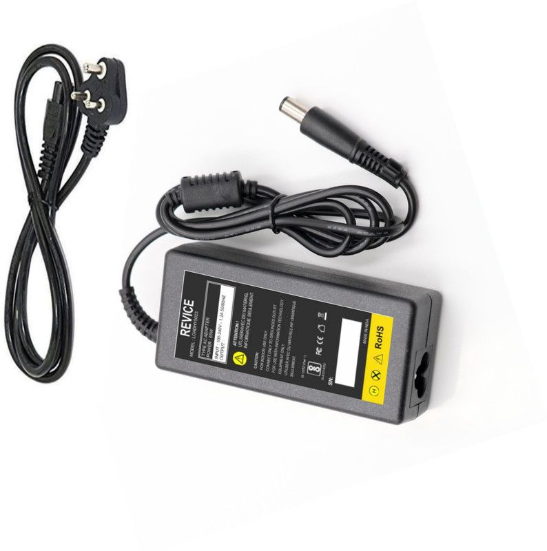 Revice Laptop charger for 14 3000 (3458) , 14 5000 (5447) 65w 3.34a 19.5V 3.34A Pin 7.4 x 5.0mm 65 W Adapter  (Power Cord Included)