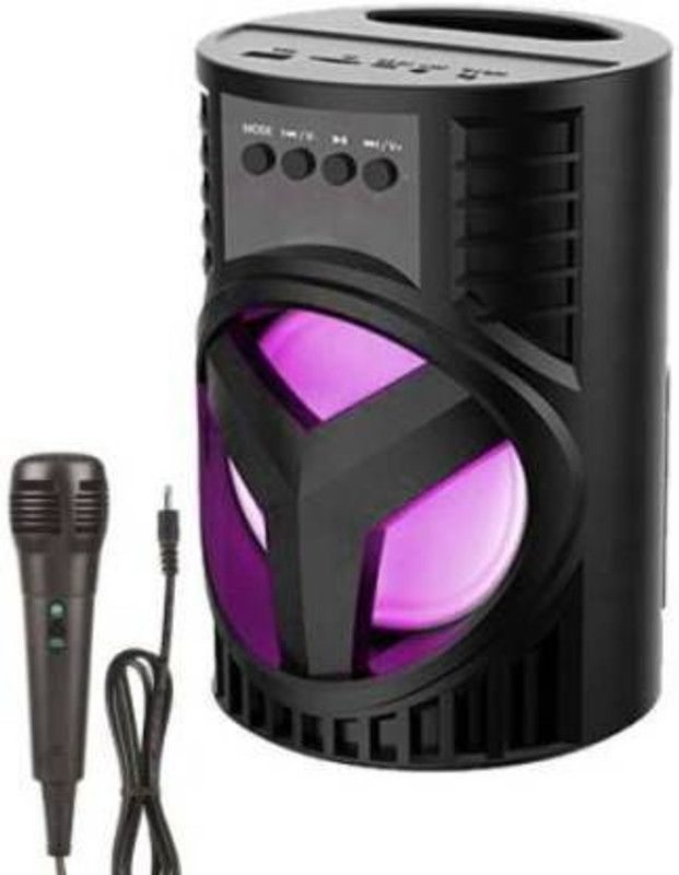dilgona WIRELESS SPEAKER BLUETOOTH SPEAKER Karaoke Speaker 15 W Bluetooth PA Speaker Boom Box  (Black)