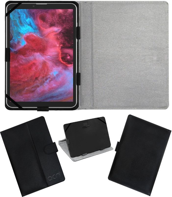 ACM Flip Cover for I-Kall N11  (Black, Cases with Holder, Pack of: 1)