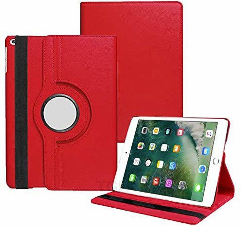 TGK Flip Cover for Apple iPad air 9.7 inch  (Red, Dual Protection)