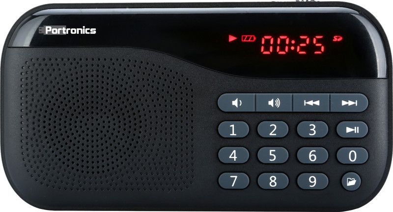 Portronics POR 141 FM Radio  (Black)