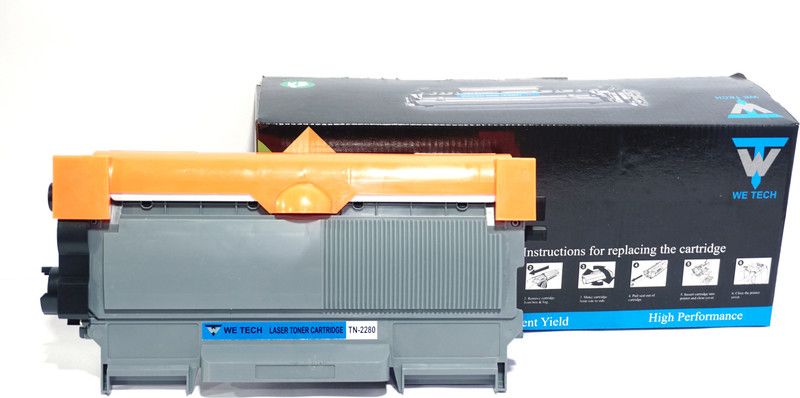 wetech TN 2260 Compatible Toner Cartridge For Brother TN-2260 Toner Cartridge For Use In Brother HL-2250DN , HL-2240D , DCP-7060D , DCP-7065DN , MFC-7360 , MFC-7860DW , FAX-2840 Printers Black Ink Toner