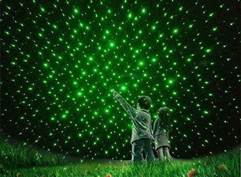 Aayatouch SALES Green Laser Pointer Pen Beam with Stylish Disco Light  (400 nm, Black)