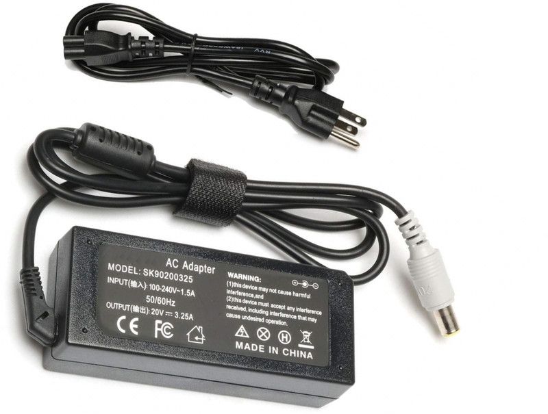 VGTECH Laptop Adapter compatable with Ibm Lenovo Edge 13 0492-34V 65 W Adapter  (Power Cord Included)