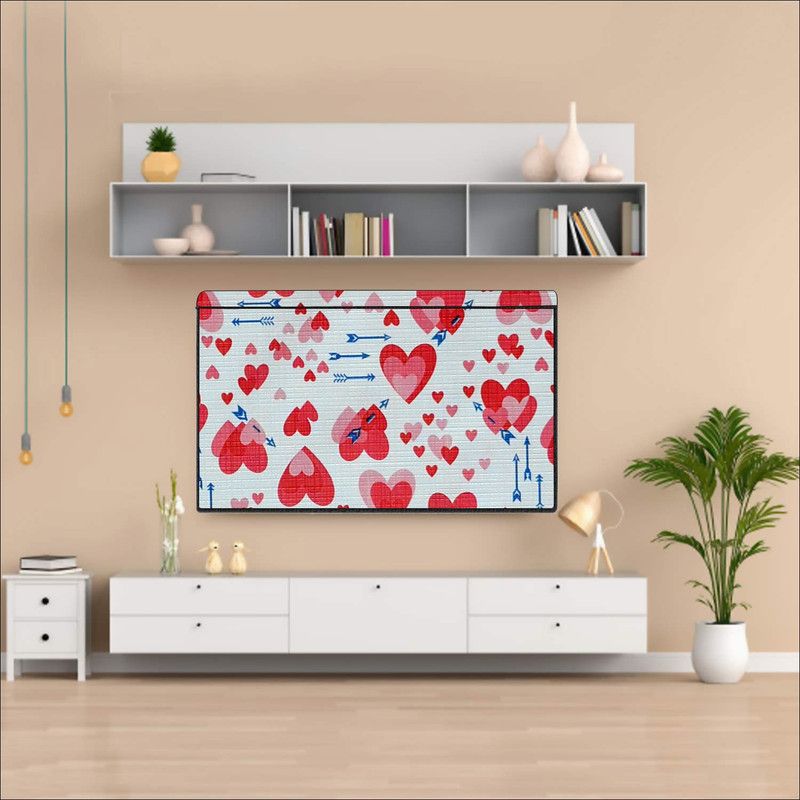AAVYA UNIQUE FASHION AUF 43 inch LCD/LED TV Cover/Dust Proof for 43 inch TV/LCD/LED Monitor - AUF43LED7  (Yellow,white)