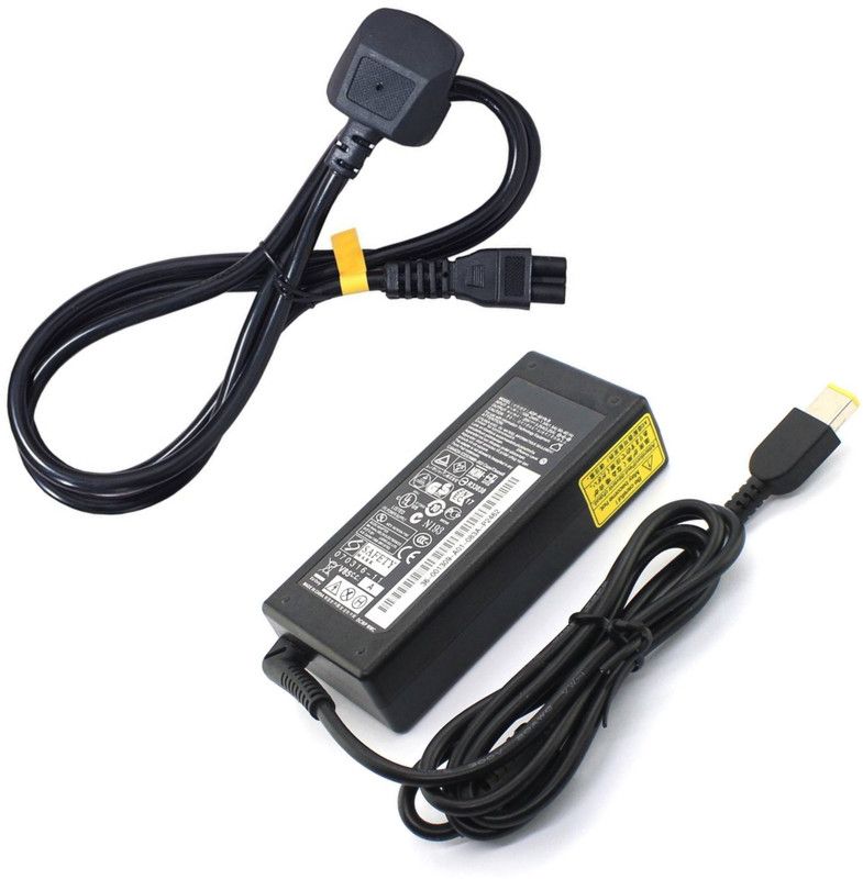 VGTECH Laptop adapter Compatible with Edge E440 20C500AWUS/T440 20B7000UCA/X1 Carbon 3448-AYU 65 W Adapter  (Power Cord Included)