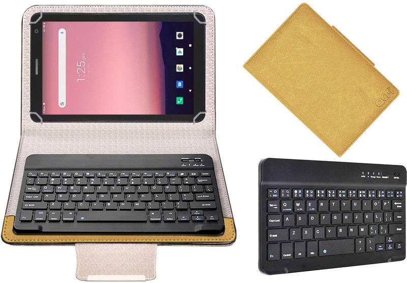 ACM Keyboard Case for Domo Slate Ss5 Os10  (Gold, Cases with Holder, Pack of: 1)
