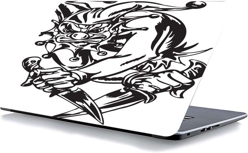 qth SKULL LAP-6947 VINYL Laptop Decal 15.6