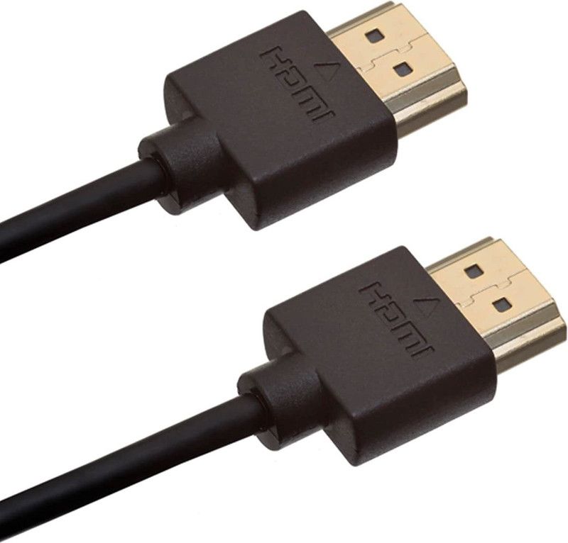 Etzin HDMI Cable 1.5 m 1.5m HDMI Cable Switch High Speed Male to Male Cable Internet Cord Smart TVCable  (Compatible with COMPUTER, Laptop, HDTV, Projector, Black, One Cable)