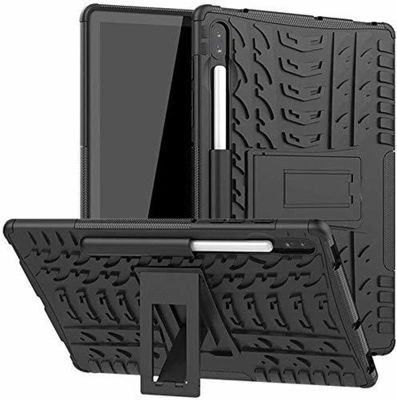 SkyTree Bumper Case for Samsung Galaxy Tab S6 SM-T860  (Black, Rugged Armor, Pack of: 1)