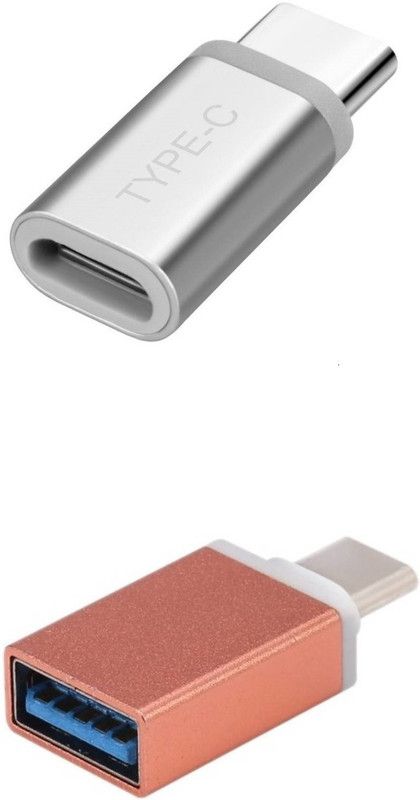 OLECTRA T108 USB Adapter  (Rose Gold, Silver)