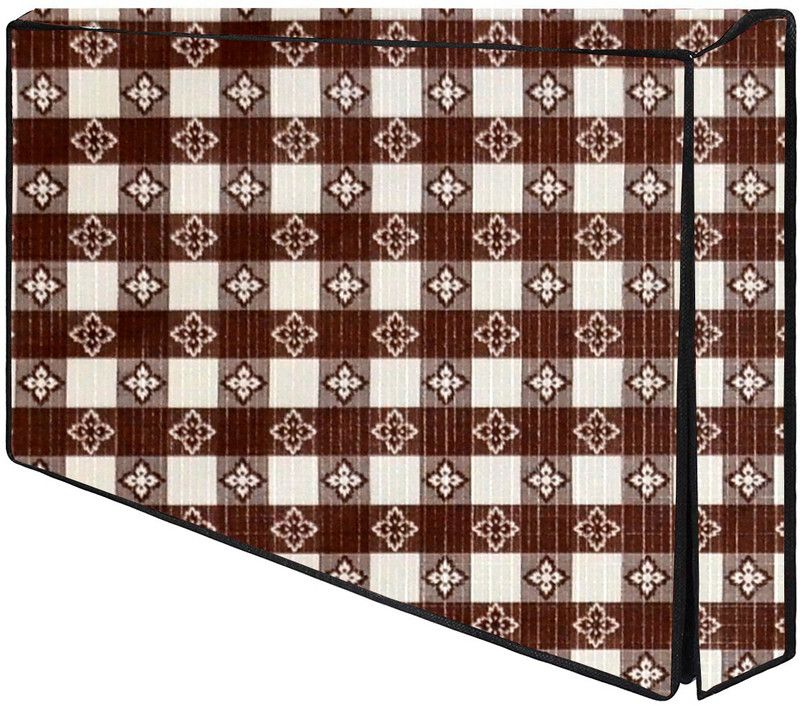 AAVYA UNIQUE FASHION AUF 2 layer dust proof smart LED/ LCD TV 42 inch cover for 42 inch LED/LCD/LED /TV Monitor - 2 layer dust proof smart LED LCD TV cover/38  (Brown,White)